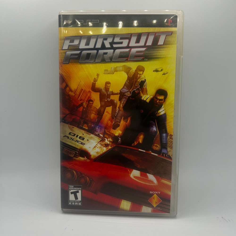 Sony Pursuit Force PSP Game Sony PlayStation Portable NTSC Excellent CIB Manual